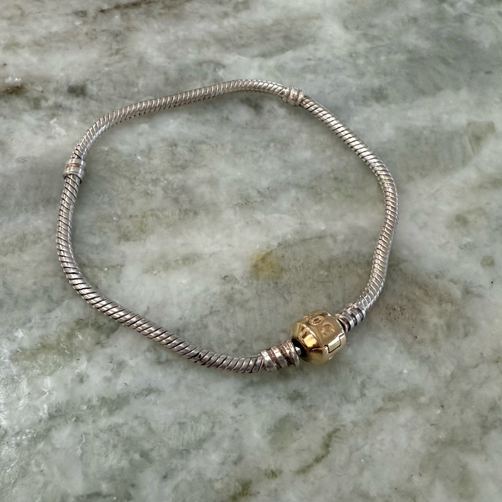 Pandora Gold and Silver Bracelet